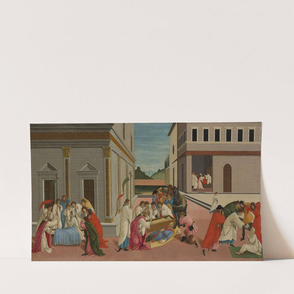 Three Miracles of Saint Zenobius (ca. 1500) by Sandro Botticelli
