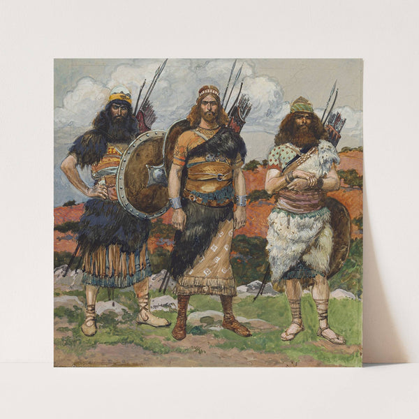 Three of David’s Captains (c. 1896-1902) by James Tissot