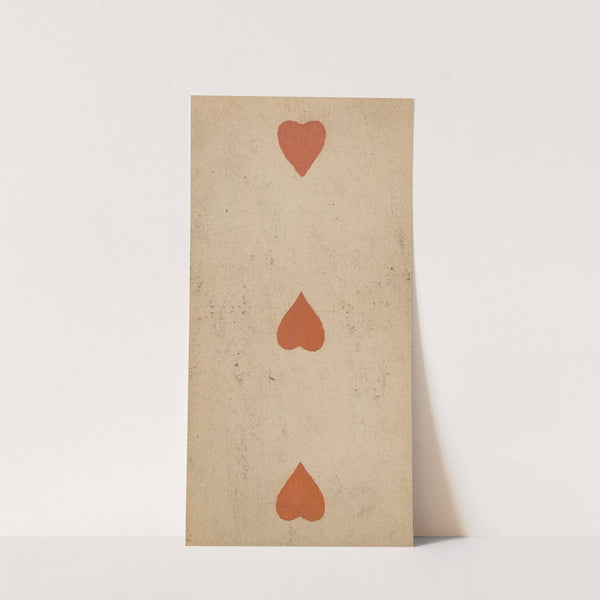 Three of hearts (1850) by Carl Holdhaus