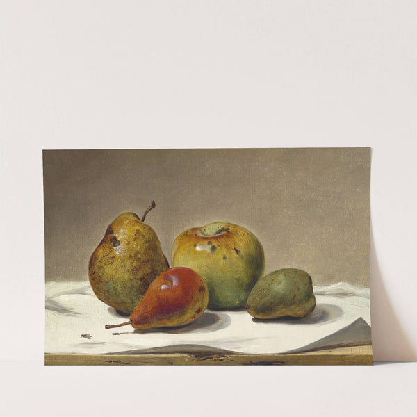 Three Pears and an Apple by David Johnson