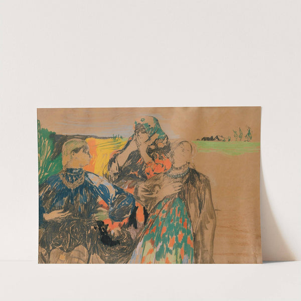 Three Russian Women by Filipp Malyavin