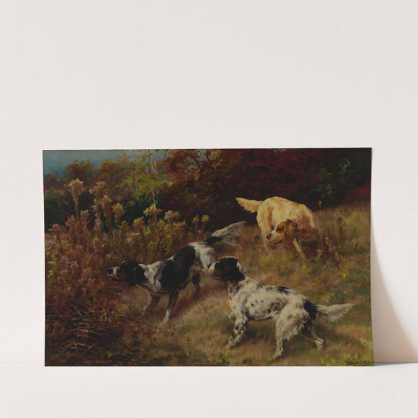 Three Setters On The Hunt by Edmund Henry Osthaus
