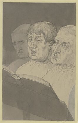 Three singing monks