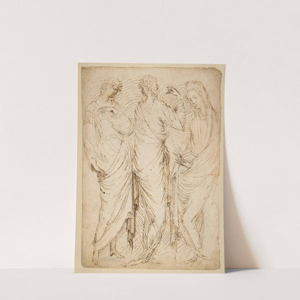 Three Standing Figures (1435–38) by Stefano da Verona