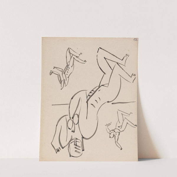 Three Studies for a Female Figure by Henri Gaudier-Brzeska