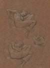 Three studies for ‘Flaming June’