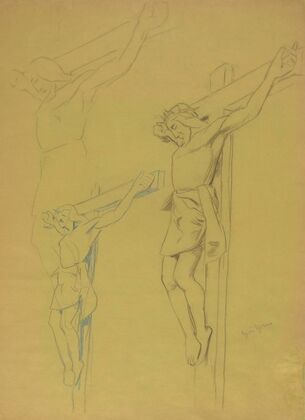 Three Studies of Christ on the Cross (1910)