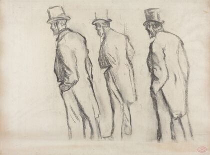 Three Studies of Ludovic Halévy Standing II