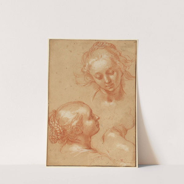 Three Studies of Women by Abraham Bloemaert