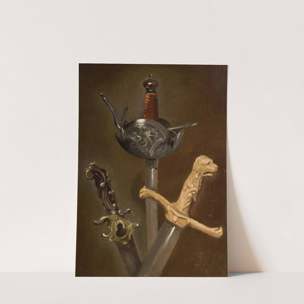 Three Swordhilts by Sir John Everett Millais