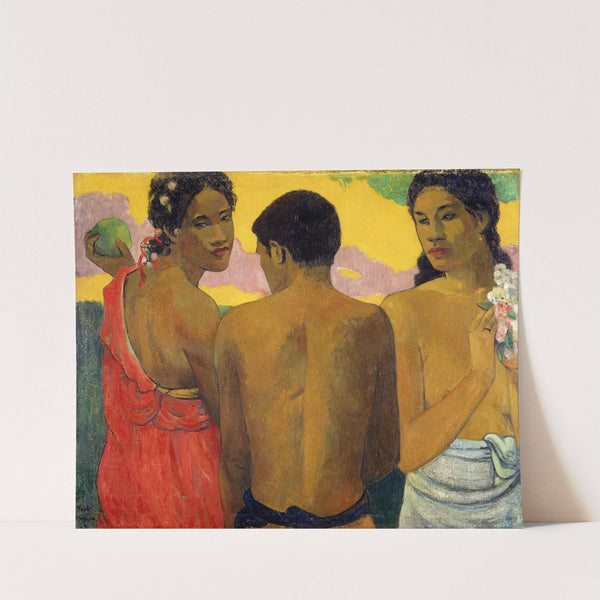 Three Tahitians by Paul Gauguin