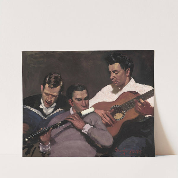 Three Top Sergeants (1925) by George Luks