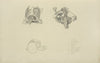 Three views of bones of upper torso