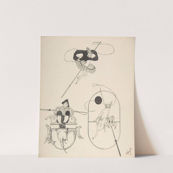 Three Vignettes for Book Illustration by Franz von Bayros