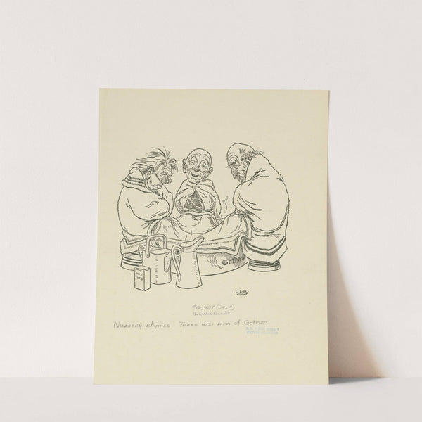 Three wise men of Gotham 2 by Leonard Leslie Brooke