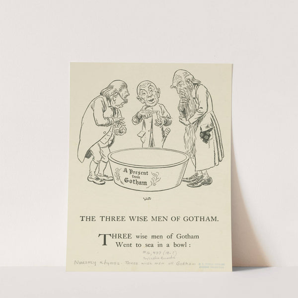 Three wise men of Gotham 3 by Leonard Leslie Brooke