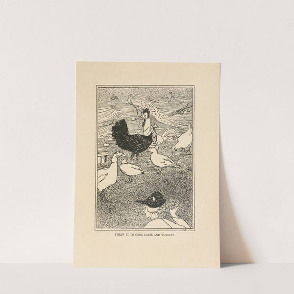 Threw it to some Geese and Turkeys by Jean de Bosschère