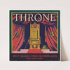 Throne Brand Citrus Label (1930s)