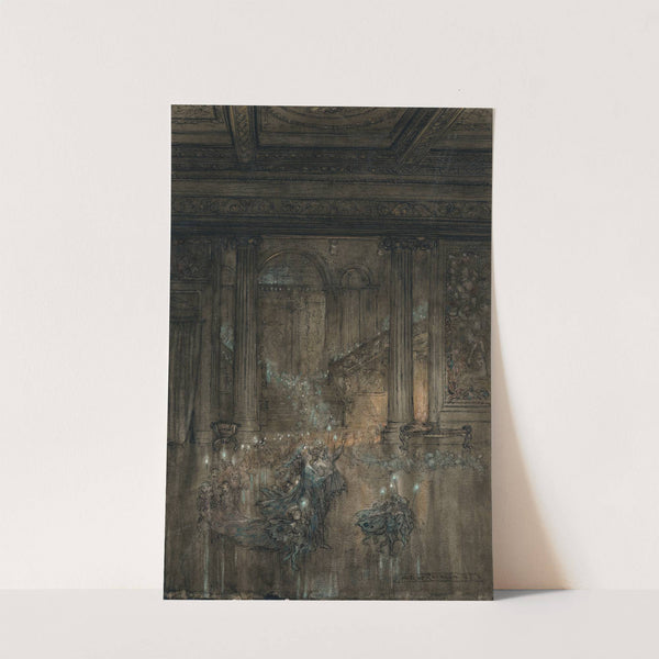 Through the house give glimmering light (1908) by Arthur Rackham