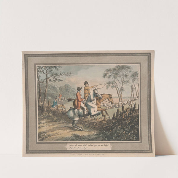 'Throw the board ditch behind you' by Samuel Howitt