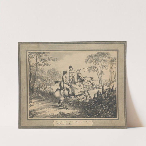 Throw the broad ditch behind you (1794) by Samuel Howitt