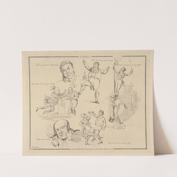 Throwing off dull melancholy… (1822) by Henry Thomas Alken