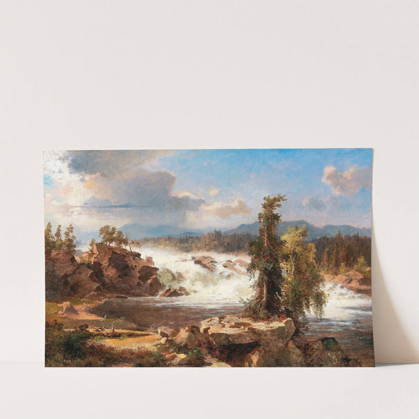 Thundering Waterfall by Franz Richard Unterberger