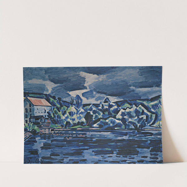 Thunderstorm By The River Otava by Václav Špála