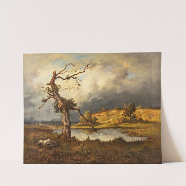 Thunderstorms near Fontainebleau by Leon Richet