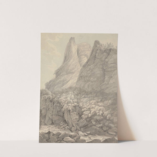 Thurshouse Tor from the river Manifold, Derbyshire by John Webber