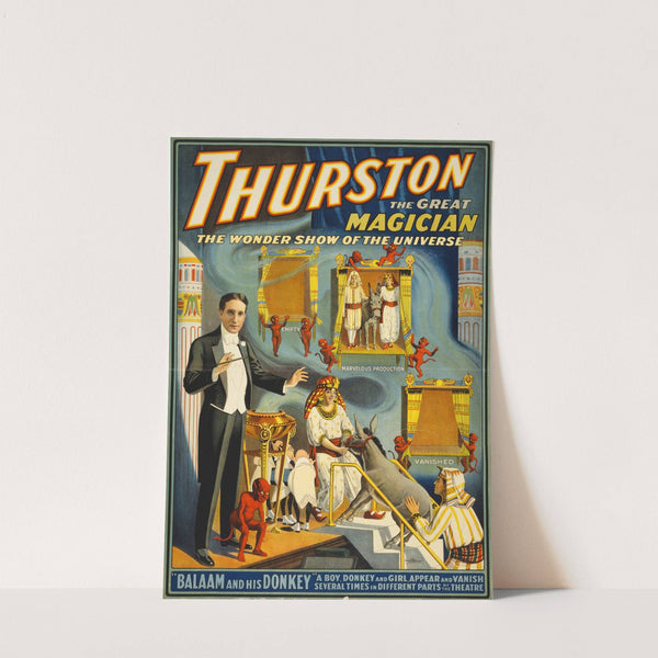 Thurston the great magician the wonder show of the universe. (1914) by Strobridge & Co. Lith.