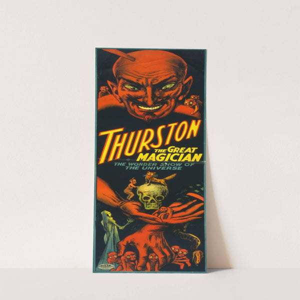Thurston the great magician the wonder show of the universe. (1914) by The Otis Lithograph Co.