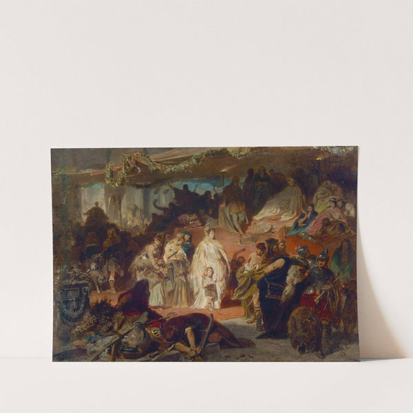 Thusnelda in the triumphal procession of Germanikus by Karl Theodor von Piloty