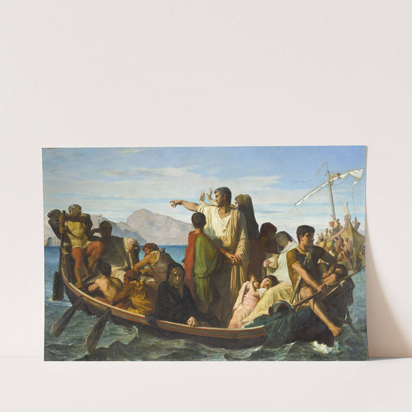 Tiberius exiles by Félix-Joseph Barrias