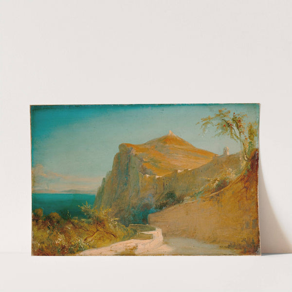 Tiberius rocks at Capri by Carl Blechen