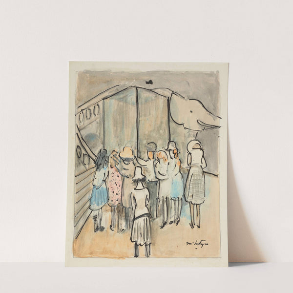 Tickets for the elephant (circa 1922) by Raymond McIntyre