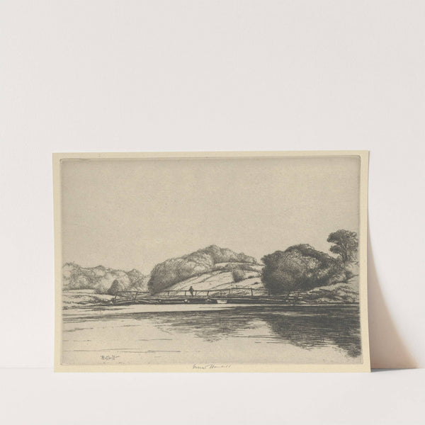 Tide Bridge (1924) by Ernest Haskell