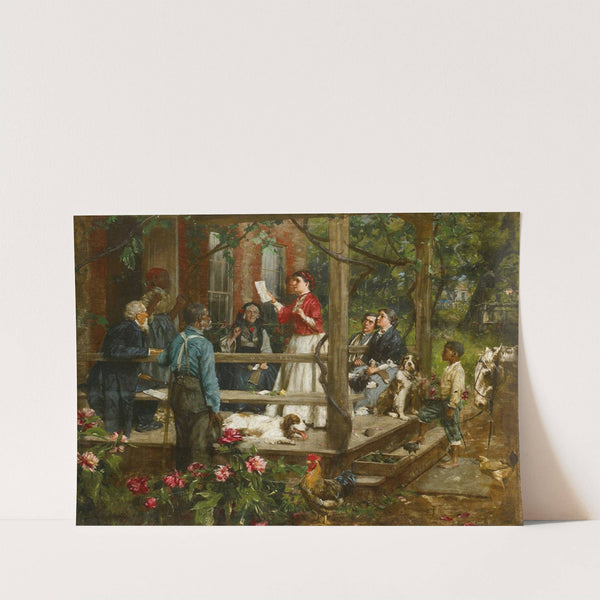 Tidings from the Front (The Letter) (1907) by William Gilbert Gaul