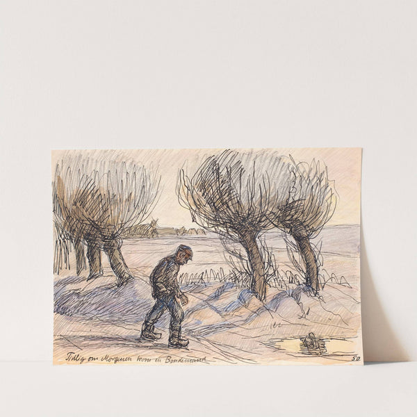 Tidlig om Morgenen kom en Bondemand by Fritz Syberg