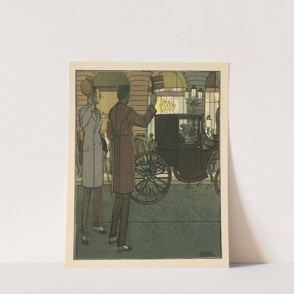 Tiens! – Déja de Retour! (Well! – Back already!) (1913) by Bernard Boutet de Monvel