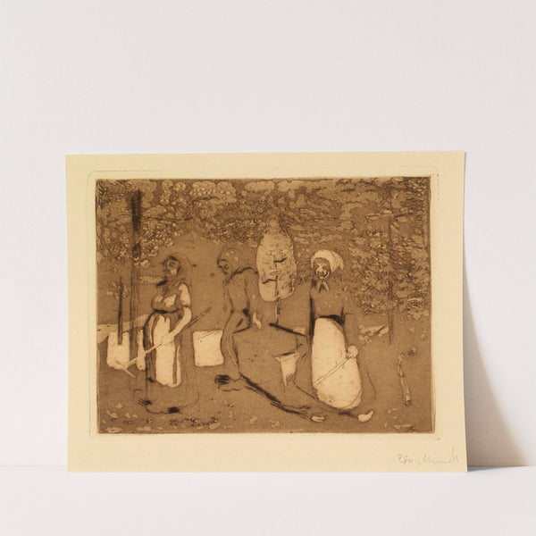 Tiergarten (The Tiergarten, Berlin) by Edvard Munch