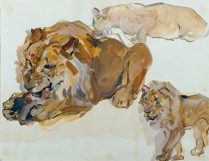Tierstudie aus Schönbrunn (1913-1914)