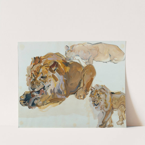 Tierstudie aus Schönbrunn (1913-1914) by Carl Fahringer