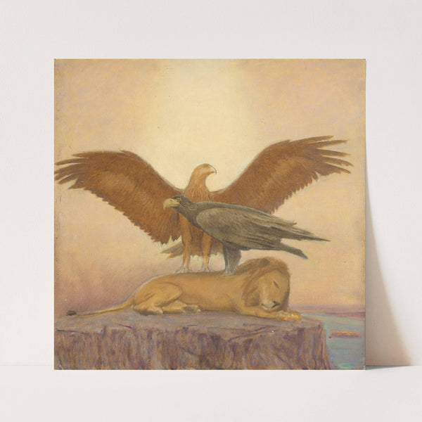 Tierstudie by Franz von Matsch