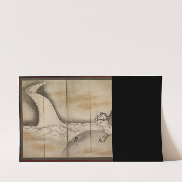 Tiger (early to mid-1600s) by Soga Nichokuan