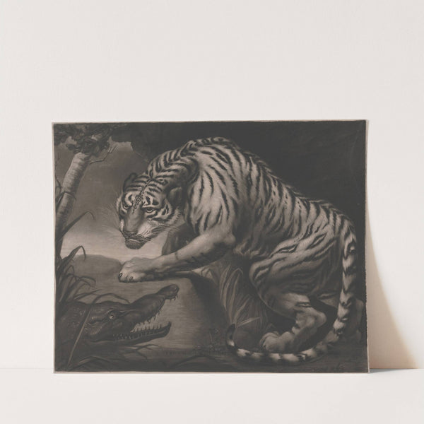 Tiger and Crocodile (1799) by James Northcote