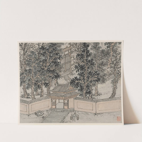 Tiger-Flight Spring at the Back Gate, from Twelve Views of Tiger Hill, Suzhou (after 1490) by Shen Zhou