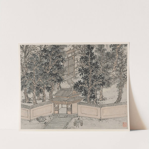 Tiger-Flight Spring at the Back Gate by Shen Zhou