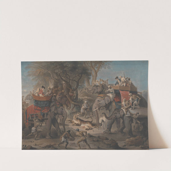 Tiger Hunting in the East Indies (1802) by Johan Joseph Zoffany