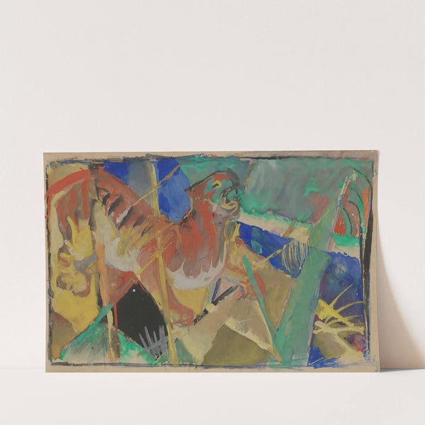 Tiger in the Jungle (1912) by Franz Marc